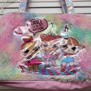 L.O.L. Surprise! Bright Pink Tote with White Logo Tag